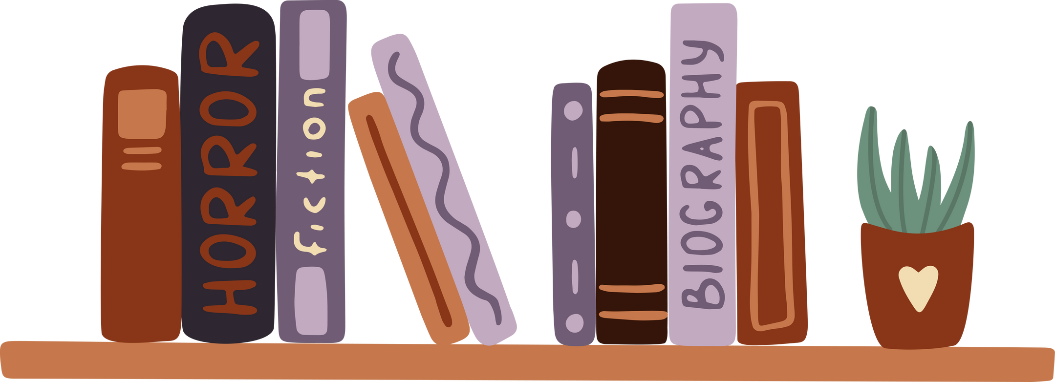 Bookshelf Furniture Illustration